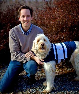 Phil with his dog, Dosi